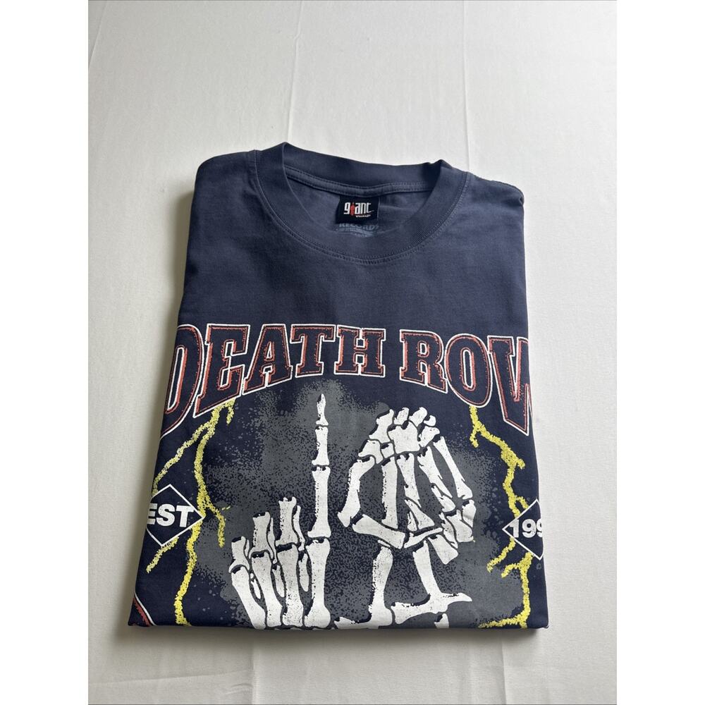 Death Row Records T Shirt Mens Large Graphic Hip Hop Rap Tee - Picture 3 of 7